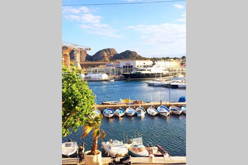 La Ciotat - Magnifique Appartement Climatise Sur Le Port Exterior foto